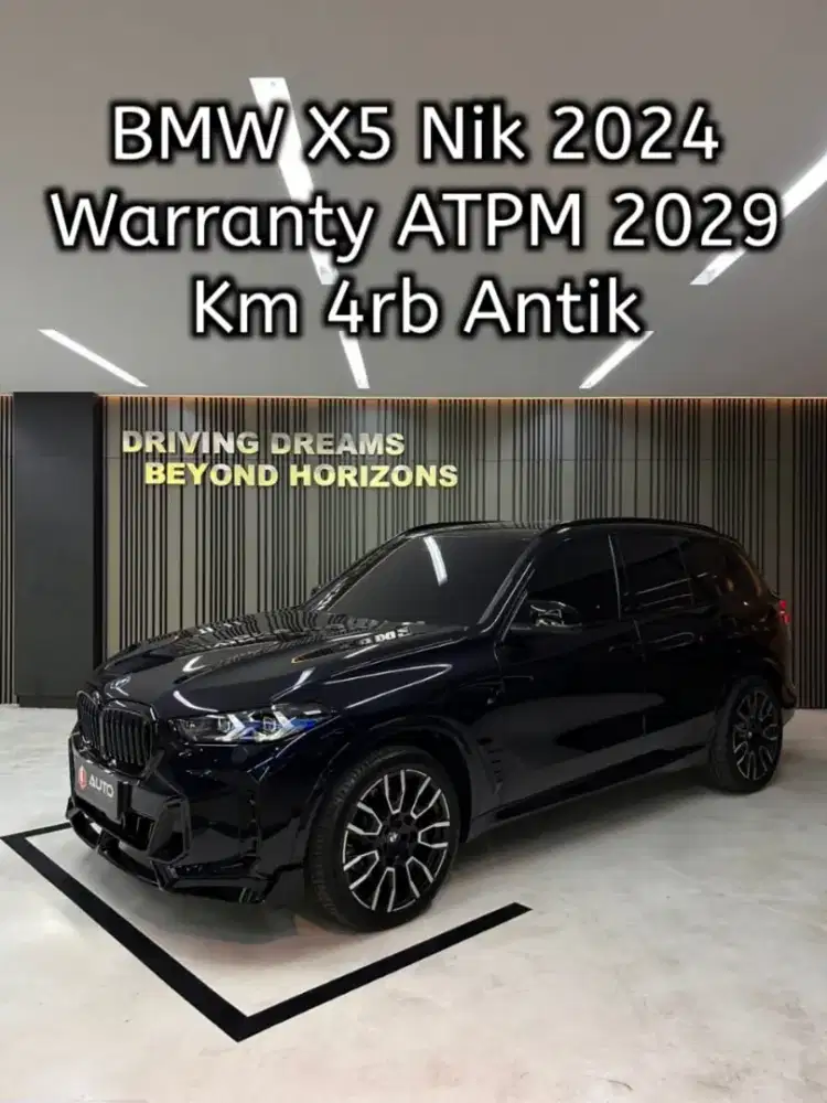 BMW X5 xDrive40i M-Sport G05 LCI AT 2025 Hitam B2513BJH Nik 2024