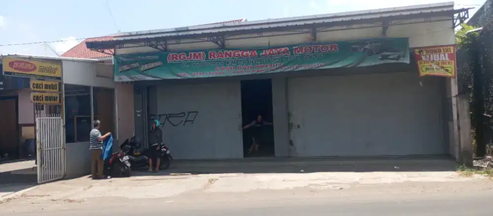 Ruko di jual pinggir jalan sudirman deket pom copong