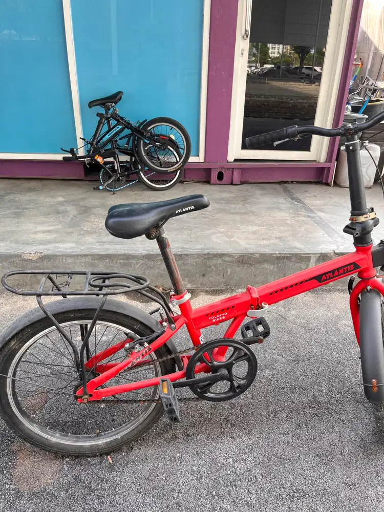di jual sepeda lipat merek atlantis, masih normal pakai 500 NEGO