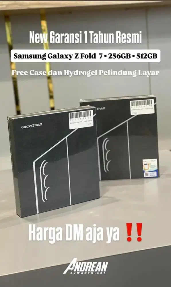 New Samsung Zfold 7 Sein