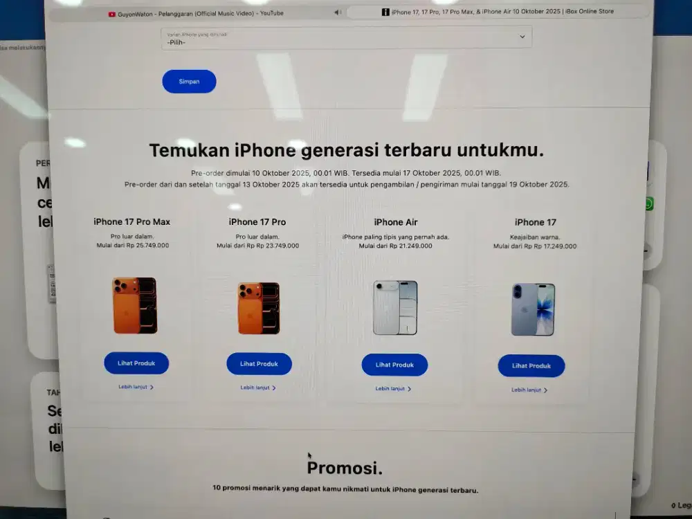 PO Iphone 17 Series bisa pake cicilan di ibox lcm