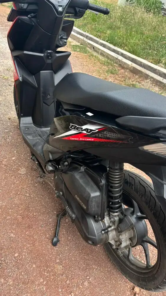 Jual honda beat 2020 warna merah hitam