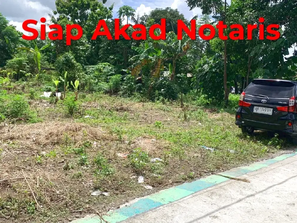 Legalitas SHM Tanah Jl. Mushola, Lokasi Strategis di Berbah