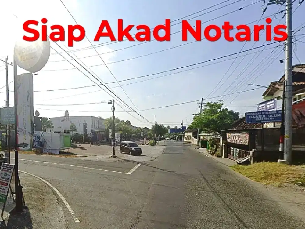 Tanah Strategis Dekat Kampus UII Sleman Jogja Siap AJB