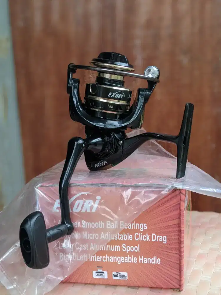 Katrol Pancing Reel Exori 1000 Besi Smooth nyaring suara BARU