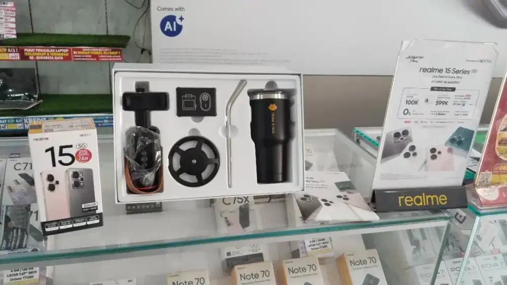 Promo realme 15 5G l bisa kredit l DP 0% l ada gift menarik