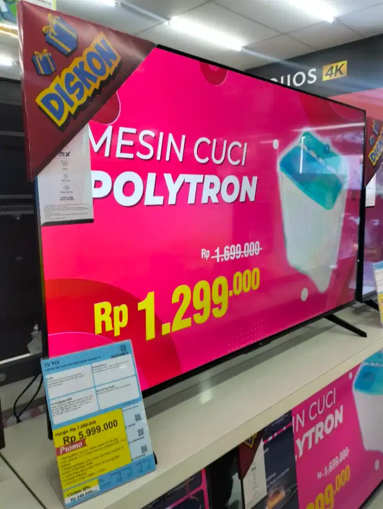 Promo cicilan TV TCL 50inch