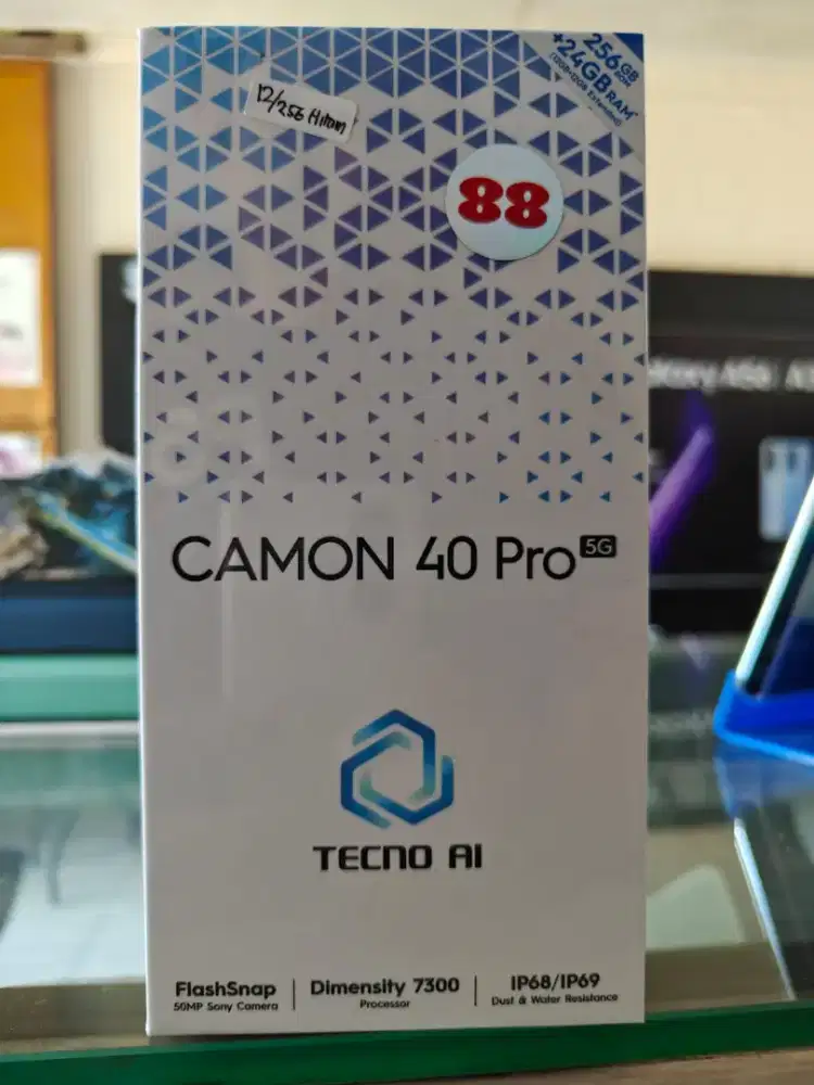 Tecno Camon 40 Pro 5G 12GB+12GB/256GB ,Baru,SegelBox,Garansi Resmi,Ori