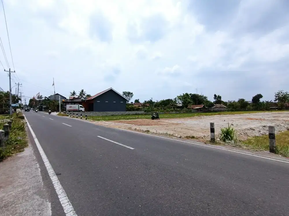 Tanah Tepi Jalan Godean KM 8 Dekat Pasar