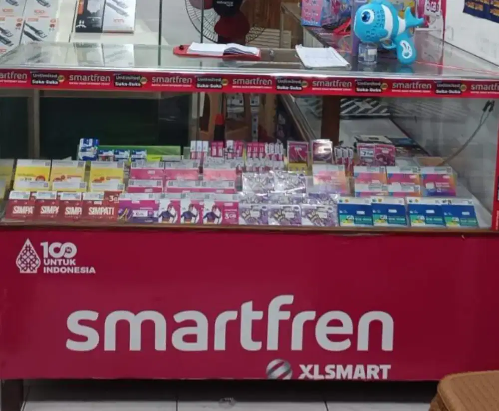 Jaga konter di kecamatan matraman
