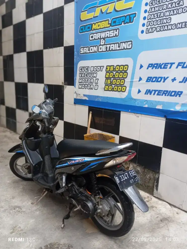 Vario 2013 karbu nama sendiri plat hidup 2027 murah lengkap