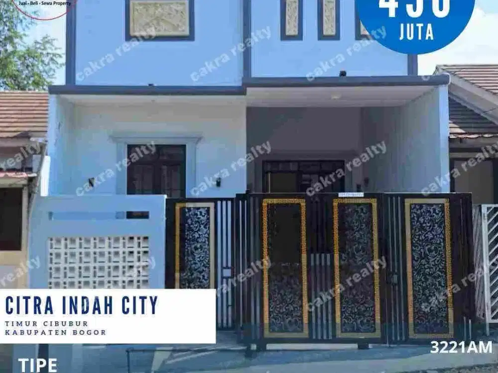 Rumah full renovasi semi furnish