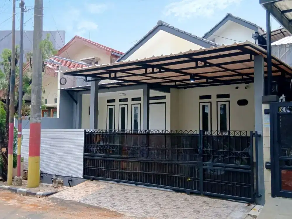 AC36 Rumah 1,5 Lantai Baru Renovasi Pondok Kelapa Indah Jakarta Timur