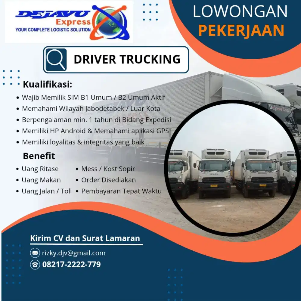 LOWONGAN KERJA DRIVER