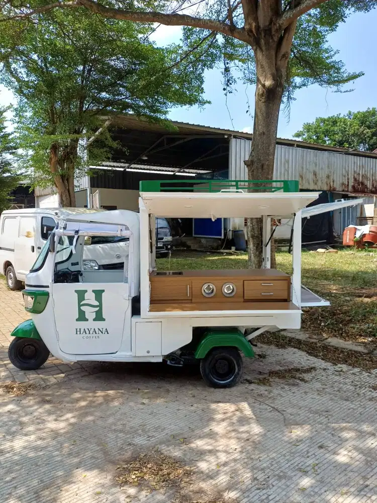 TVS Bajaj Viar roda tiga custom food truck by Papip Id