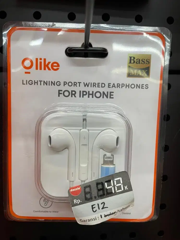 PROMO HEADSET LIGHTNING OLIKE E12