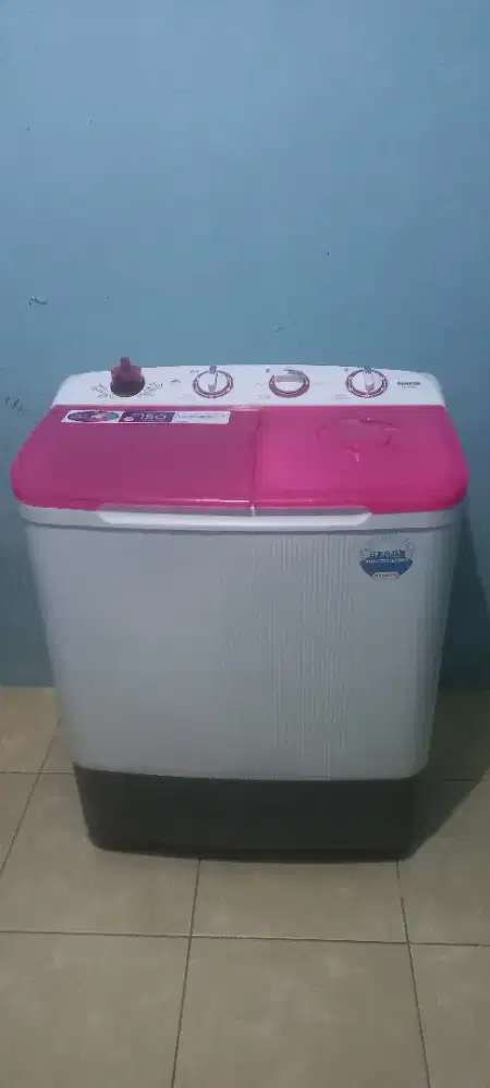 Dijual mesin cuci dua tabung sanken 8,5kg