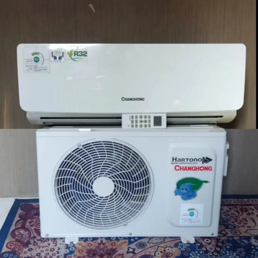 Jual ac Changhong 1/2 pk R32 lowwat 360 watt kondisi 95% ori semua