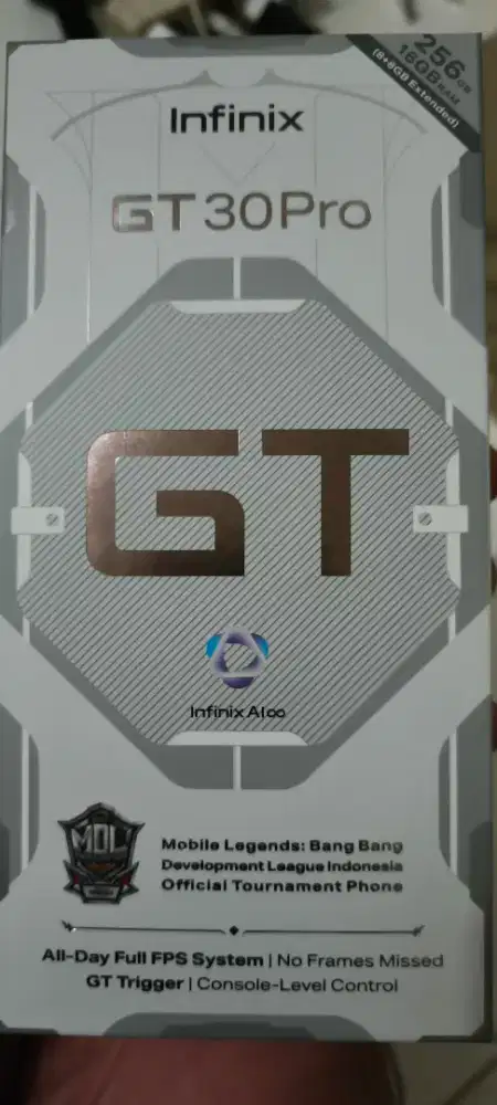 Infinix GT 30 pro 8+8/256 GB warna shadow ash