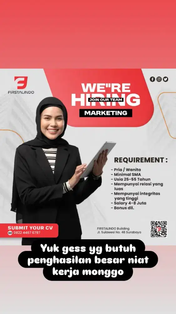 Dibutuhkan Marketing