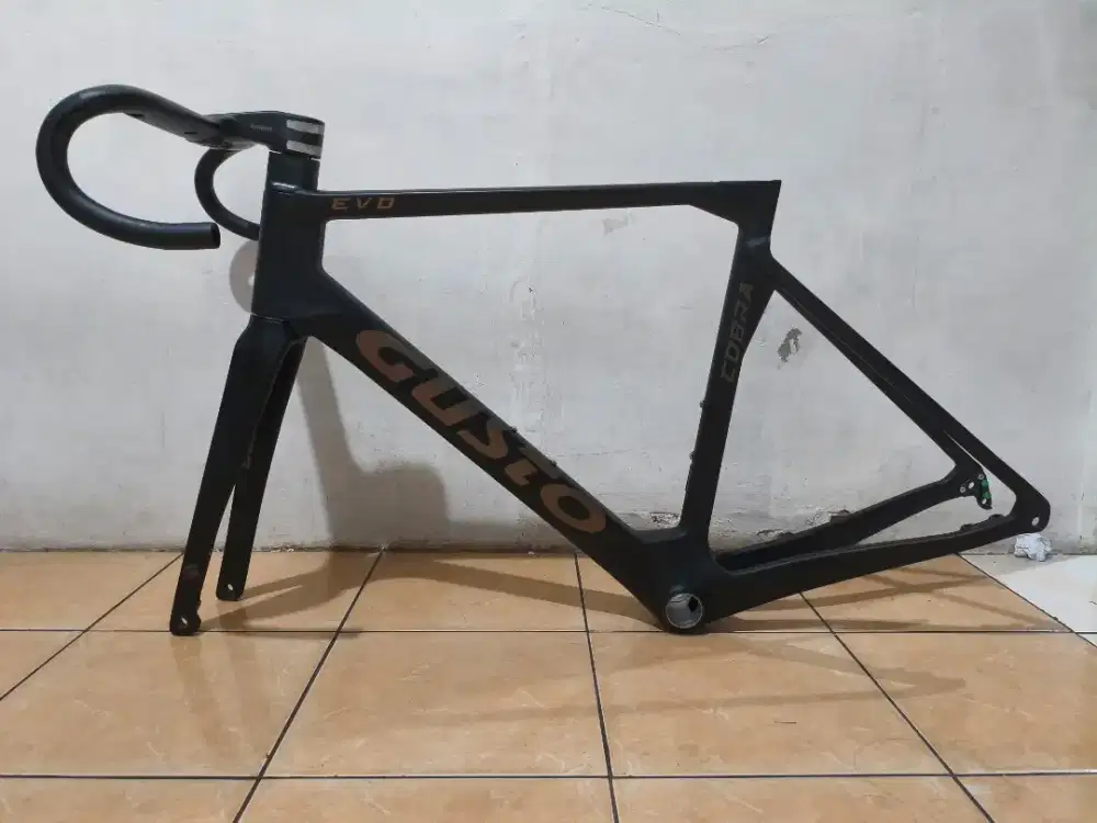 Frame Set Roadbike Gusto Cobra Evo Black ML
