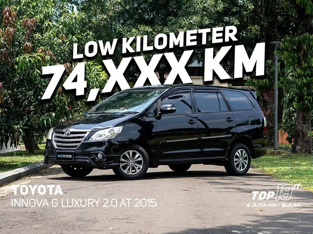 FREE GARANSI MESIN INNOVA G LUXURY 2.0 AT MATIC 2015 HITAM