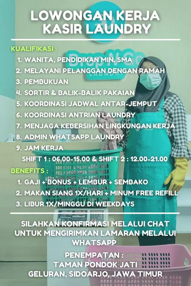 Kasir Drop N Go Laundry