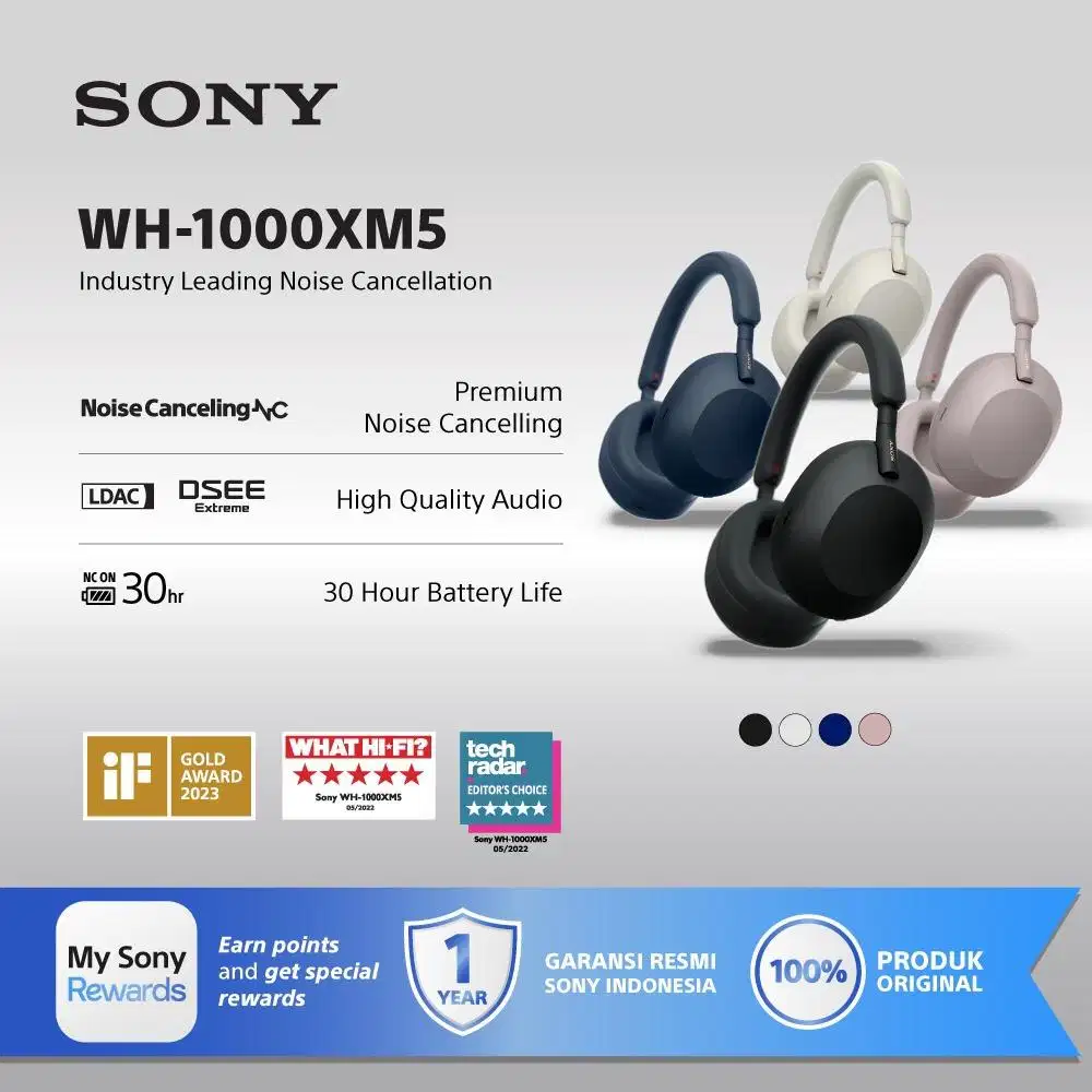 Headphone Sony WH-1000XM5