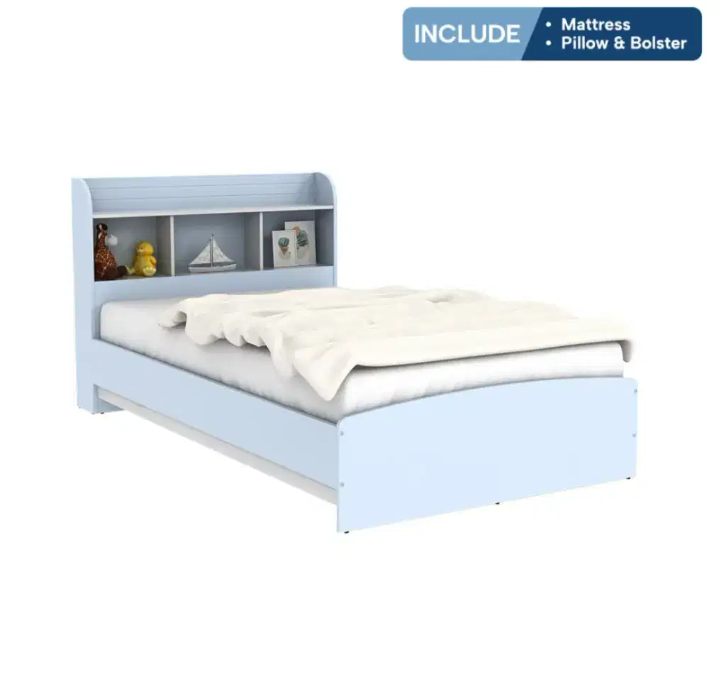 informa 120×200 cm presley tempat tidur anak dengan matras
