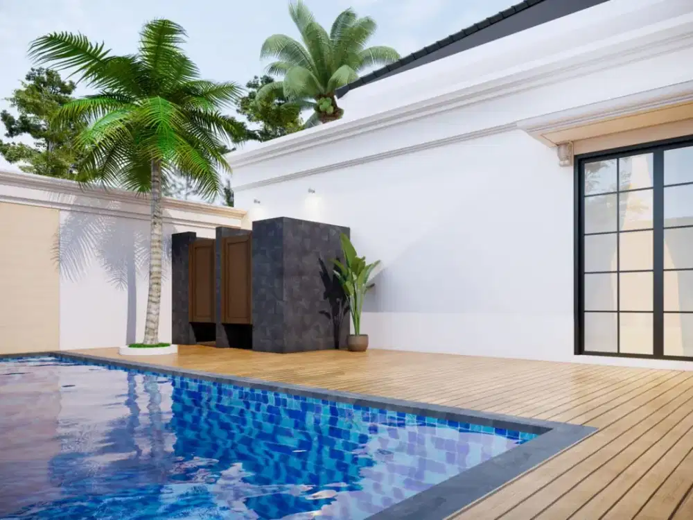 Hunian Eksklusif Sleman, Fasilitas Private Pool & One Gate System!