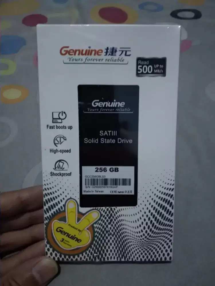 SSD SATA III 256GB Genuine