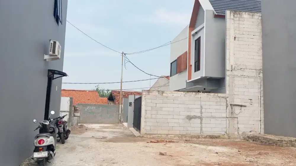 Tanah Kavling Murah HOEK siap bangun diPondok kelapa selatan