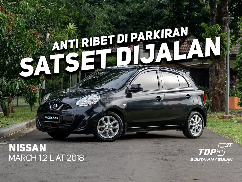 Free Smart Tv 32inch Nissan March 1.2 L At Matic 2018 Hitam
