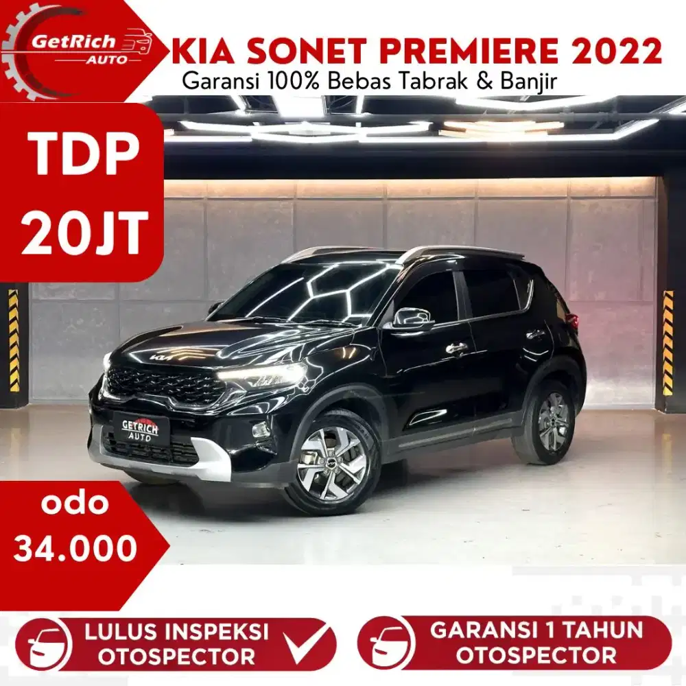 Km 30RB KIA Sonet Premiere 5 Seater AT 2022