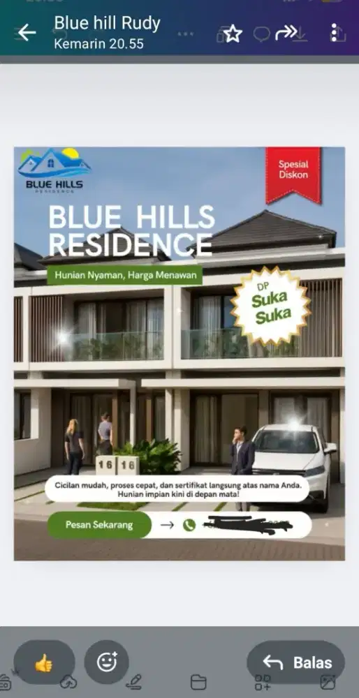 Rumah tingkat Murah Eklusif