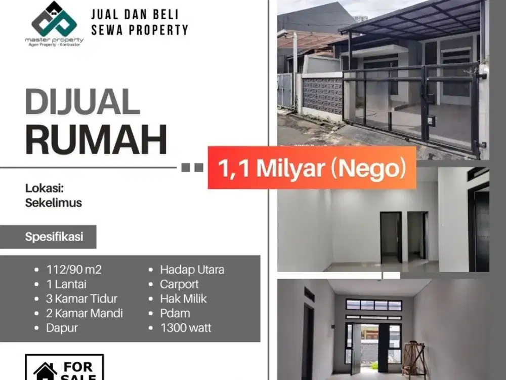 Jual cepat rumah strategis di Jalan Sekelimus Batununggal Buahbatu