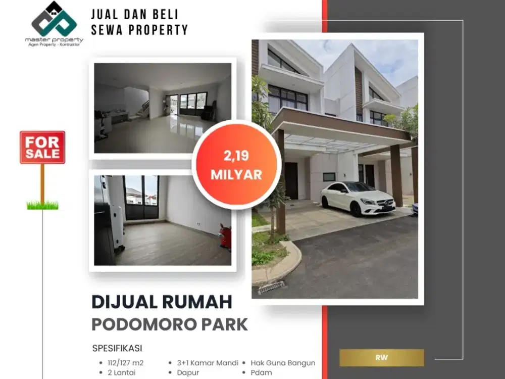 Jual cepat rumah terawat termurah di Podomoro Park Buahbatu Bandung