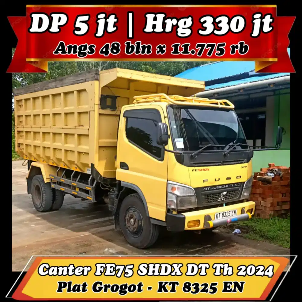 READY STOCK
Mitsubishi Canter FE 75 SHDX Dump Truck Th 2024 -