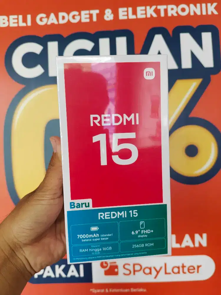REDMI 15 8/256 BARU SEGEL