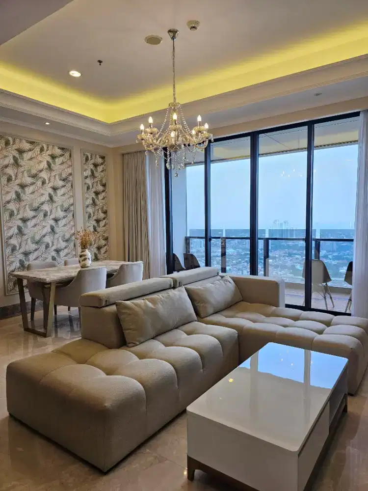Disewakan Apartemen District 8 SCBD, 2 kamar Luas 153sqm Private lift