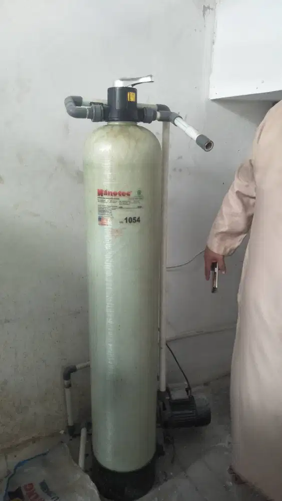 Dijual, semi otomatis pompa air, filter dan toren..