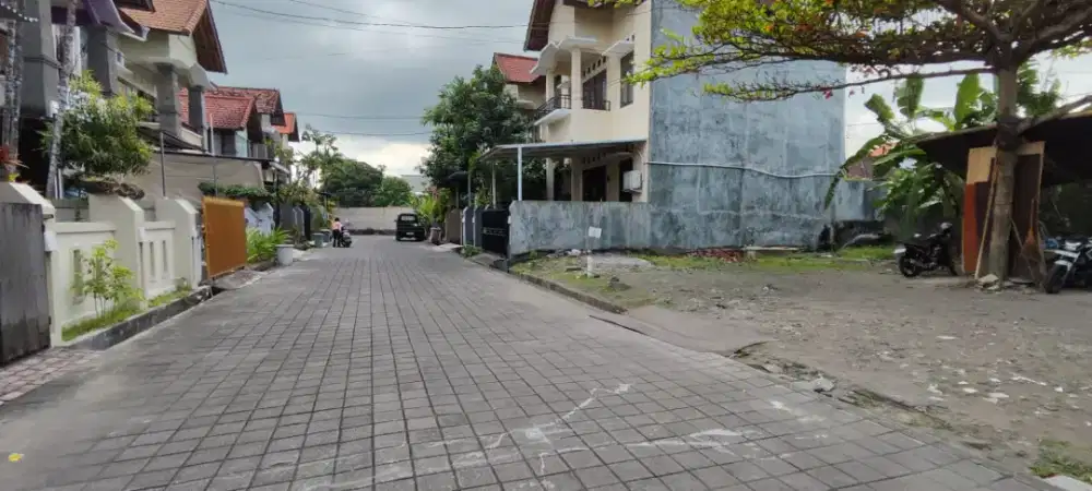 Tanah elit 250m2 lebar 16mtr one gate security dkt bali kiddy school