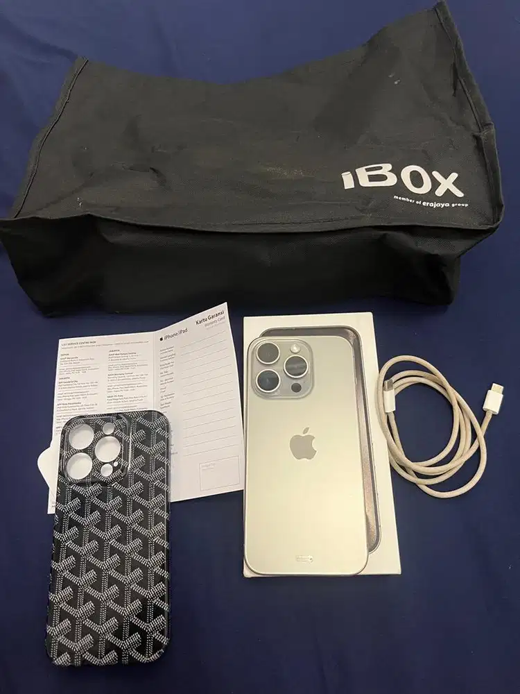Jual Iphone 15 Pro Ori Ibox full set