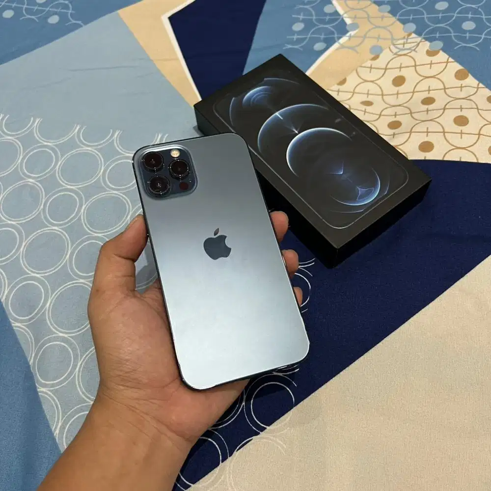 Iphone 12 Pro Max 128gb Resmi iBox Normal Lengkap!!
