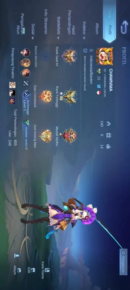 Akun Mobile legends