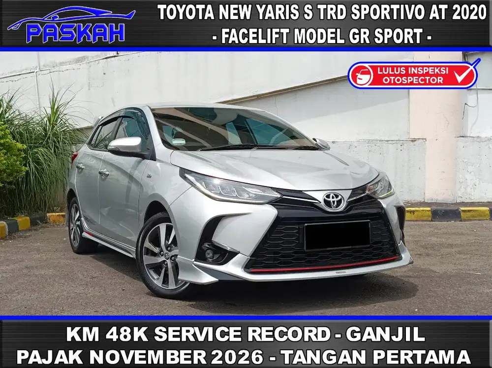 New Model Km=48rb Toyota Yaris S TRD 2020 Yaris S TRD Sportivo 2020