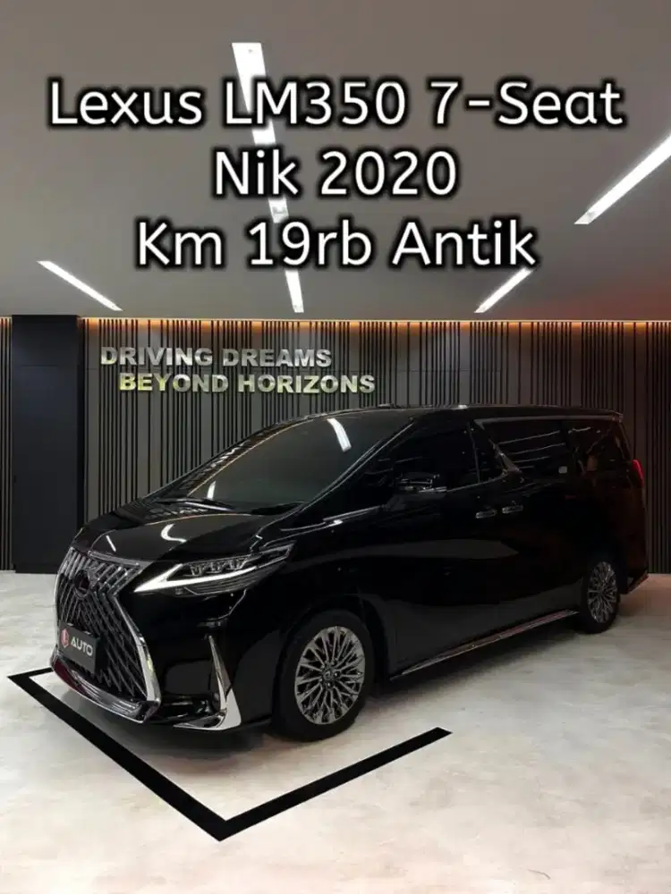 Lexus LM 350 LM350 AT 2021 Hitam 7-Seater Km19rb Nik 2020