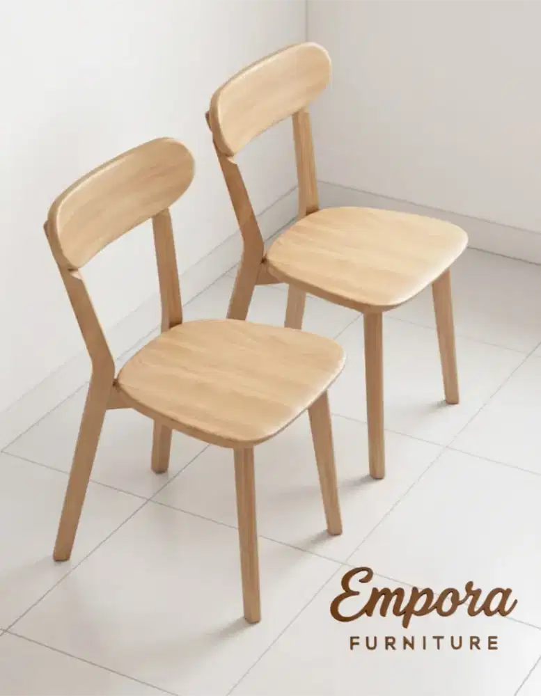Kursi Kayu Jati Minimalis Skandinavia,Desain Elegan dan Nyaman