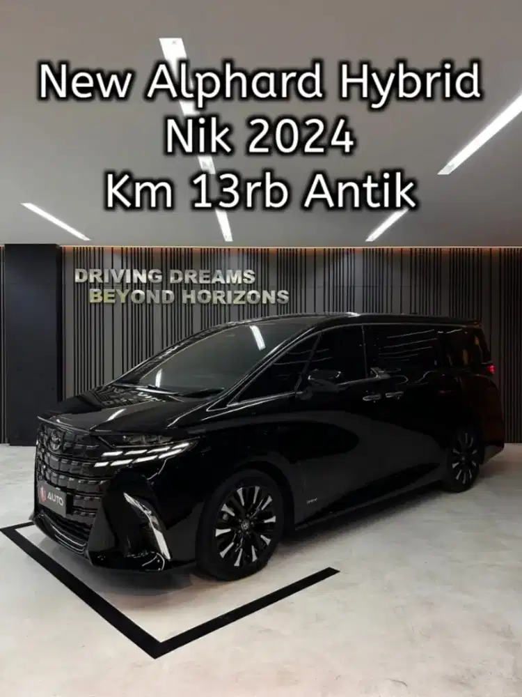 Toyota Alphard 2.5 HEV Hybrid 2025 Hitam Km13rb Nik 2024