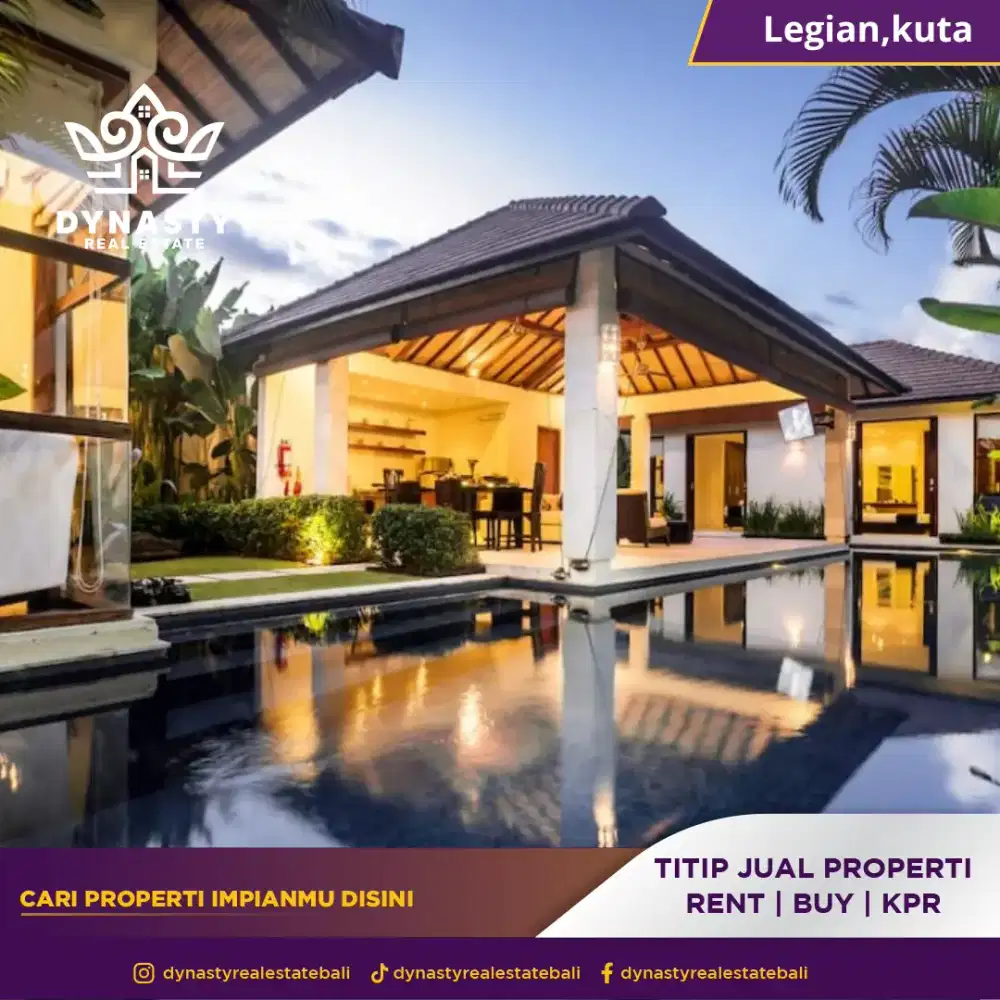 Villa luxury harian di legian kuta